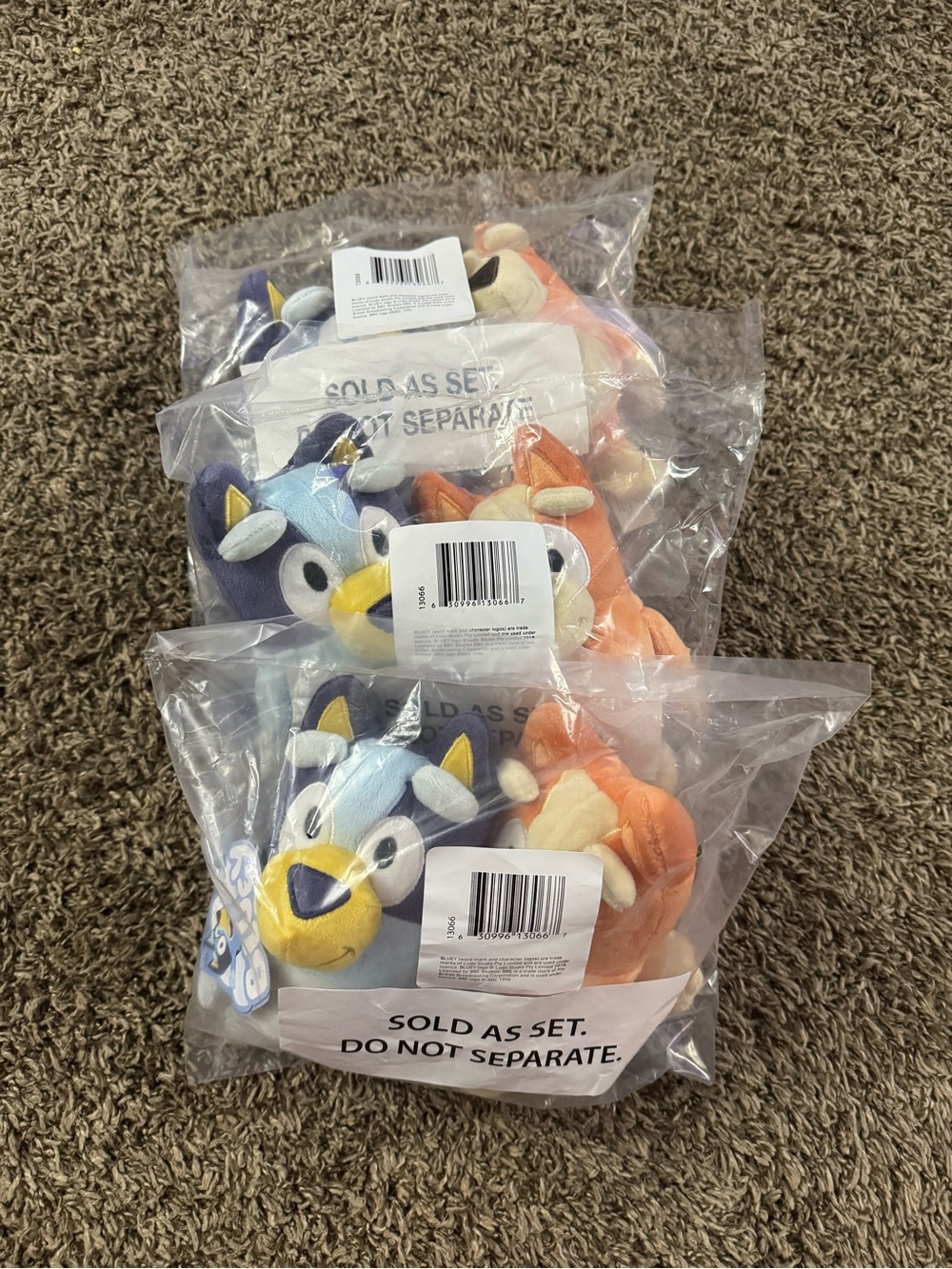 Plush Character Set - Bluey and Bingo